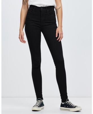 Levi's - Mile High Super Skinny Jeans - High-Waisted (Black) Mile High Super Skinny Jeans