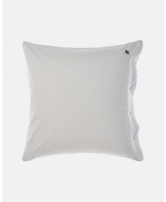 Lexington - Pin Point European Pillowcase - Home (Grey/White) Pin Point European Pillowcase