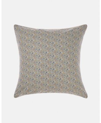 Linen House - Katie & Millie European Pillowcase - Home (Gold) Katie & Millie European Pillowcase