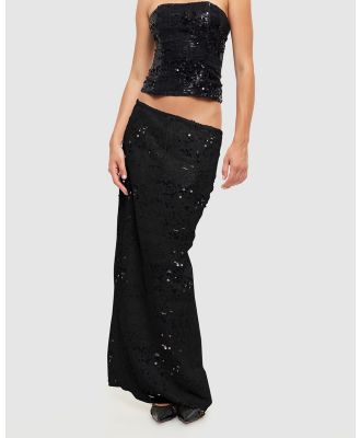 Lioness - She's All That Maxi Skirt - Clothing (Onyx) She's All That Maxi Skirt