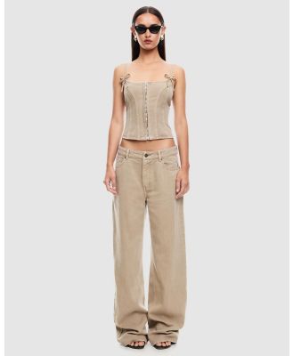 Lioness - Top Model Jeans - Relaxed Jeans (Stone) Top Model Jeans