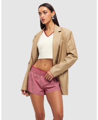 Lioness - Welcome To The Jungle Blazer - Clothing (Beige) Welcome To The Jungle Blazer
