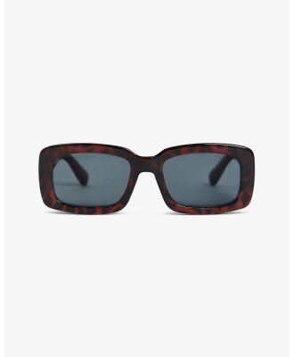 Local Supply - AKL Sunglasses - Square (red-brown) AKL Sunglasses