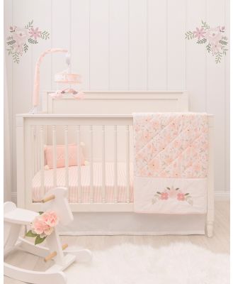 Lolli Living - 4 piece Nursery Set   Meadow - Accessories (Blush Pink) 4-piece Nursery Set - Meadow