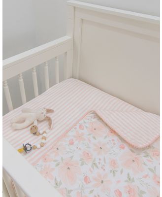 Lolli Living - Quilted Cot Comforter   Meadow - Nursery (multi) Quilted Cot Comforter - Meadow