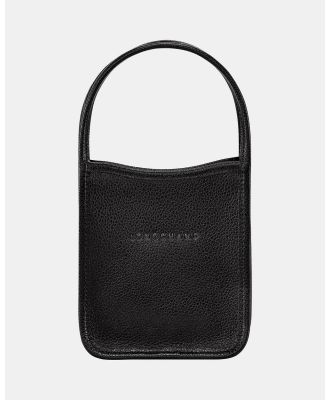 Longchamp - Le Foulonné Top Handle Bag - Handbags (Black) Le Foulonné Top Handle Bag