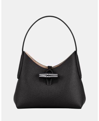 Longchamp - Roseau Shoulder Bag   Extra Small - Handbags (Black) Roseau Shoulder Bag - Extra