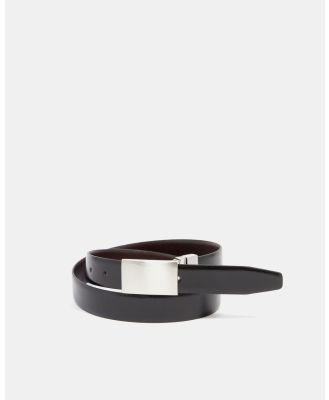 Loop Leather Co - Dexter - Belts (Black/Choc) Dexter