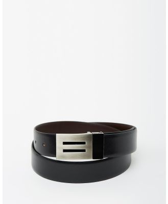 Loop Leather Co - Equalise - Belts (Black/Chocolate) Equalise