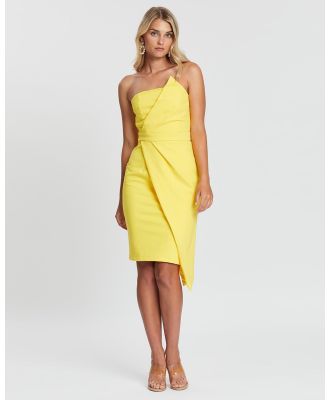 Loreta - Just Got Paid Dress - Bodycon Dresses (Yellow) Just Got Paid Dress