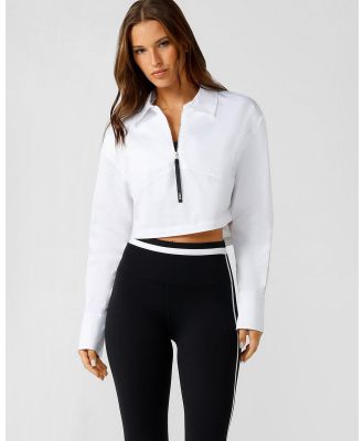 Lorna Jane - Cut To The Chase Shirt - Cropped tops (White) Cut To The Chase Shirt