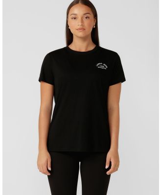 Lorna Jane - Lotus T Shirt - Short Sleeve T-Shirts (Black) Lotus T-Shirt