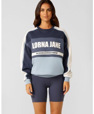 Lorna Jane - Serenade Oversized Sweat - Sweats (Ash Blue Multi) Serenade Oversized Sweat