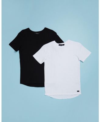 Lost Society - 2 Pack T Shirt   Teens - T-Shirts & Singlets (Black & White) 2-Pack T-Shirt - Teens