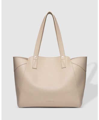 Louenhide - Parisian Shopper Bag - Handbags (Stone) Parisian Shopper Bag