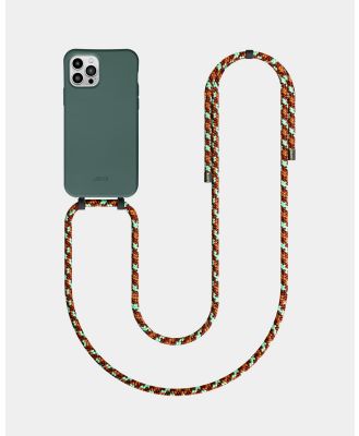 LOUVE COLLECTION - Pure Pine Phone Case + Marrakech Flair Strap - Novelty Gifts (Black/Black) Pure Pine Phone Case + Marrakech Flair Strap