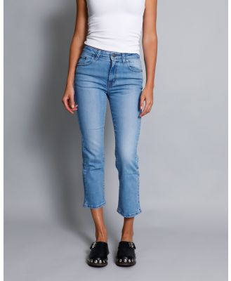 Love and Nostalgia - Rodger Straight Crop Flare Jeans - Crop (Georgia Blues) Rodger Straight Crop Flare Jeans