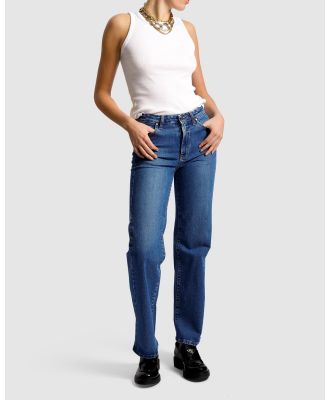 Love and Nostalgia - Straighty 180 Jeans - High-Waisted (True Blue) Straighty 180 Jeans