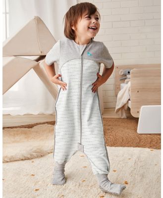 Love to Dream - Organic Cotton Sleep Suit 1.0 TOG - Nursery (White) Organic Cotton Sleep Suit 1.0 TOG