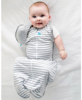 Love to Dream - SWADDLE UP™ Transition Bag Original 1.0 TOG - Sleeping bags (Grey & White Stripe) SWADDLE UP™ Transition Bag Original 1.0 TOG