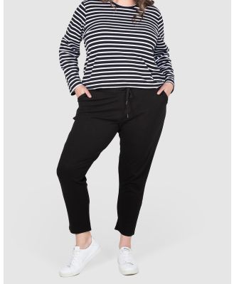 Love Your Wardrobe - Hayley Essential Ponte Pants - Pants (Black) Hayley Essential Ponte Pants