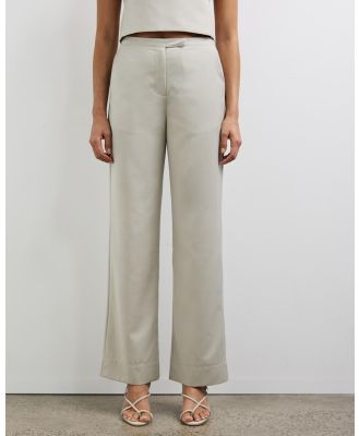 Lover - Ciska Low Rise Tailored Pants - Pants (Dove Grey) Ciska Low Rise Tailored Pants