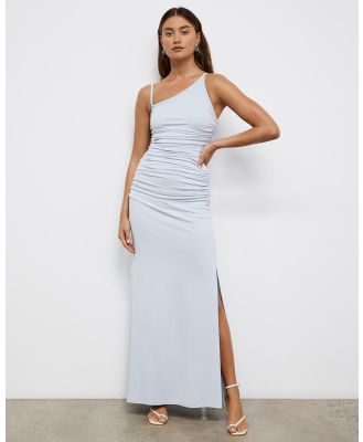 Lover - Portoro Asymmetric Maxi Dress - Bodycon Dresses (Light Blue) Portoro Asymmetric Maxi Dress