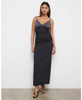 Lover - Sorel Textured Maxi Dress - Dresses (Grey) Sorel Textured Maxi Dress