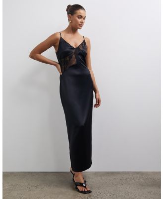 Lover - Tais Lace Maxi Dress - Bridesmaid Dresses (Black) Tais Lace Maxi Dress