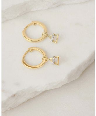 Luna Rae - Solid Gold   Air Element Hoops - Jewellery (Gold) Solid Gold - Air Element Hoops