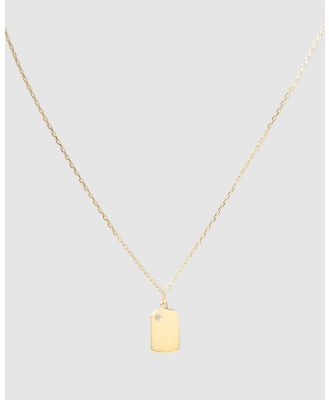 Luna Rae - Solid Gold   Diamond Luminous Necklace - Jewellery (Gold) Solid Gold - Diamond Luminous Necklace