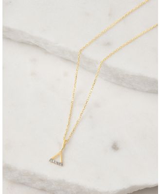 Luna Rae - Solid Gold   Fire Element Necklace - Jewellery (Gold) Solid Gold - Fire Element Necklace