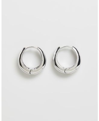 Luv Aj - The Marbella Silver Hoop Earrings - Jewellery (Silver) The Marbella Silver Hoop Earrings