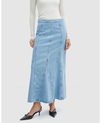 M.N.G - Aya Skirt - Skirts (Open Blue) Aya Skirt