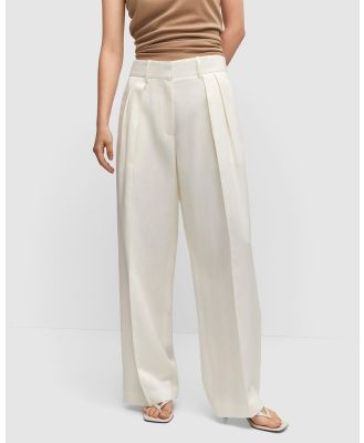 M.N.G - Biel Trousers - Pants (White) Biel Trousers