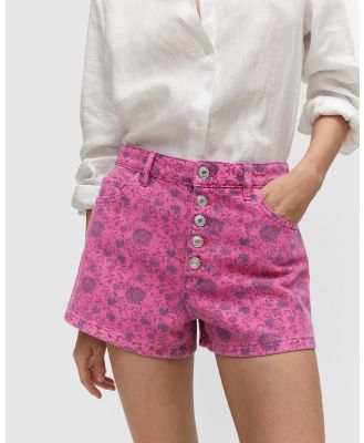 M.N.G - Flora Shorts - Shorts (Bright Pink) Flora Shorts