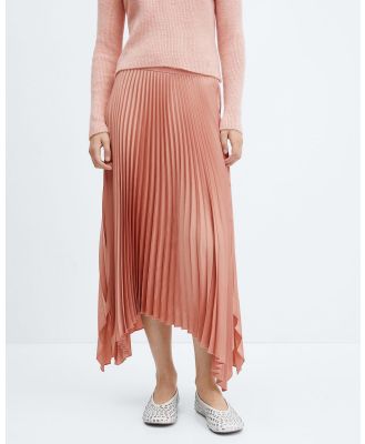 M.N.G - Pliss Skirt - Pleated skirts (Light & Pastel Pink) Pliss Skirt