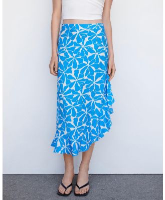 M.N.G - Salinas Skirt - Skirts (Medium Blue) Salinas Skirt