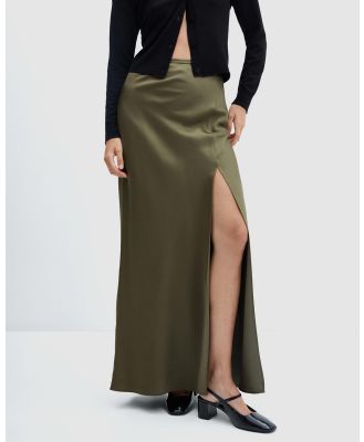 M.N.G - Soft Skirt - Skirts (Green) Soft Skirt