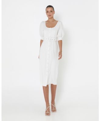 Madison The Label - Darci Midi Dress - Dresses (White) Darci Midi Dress