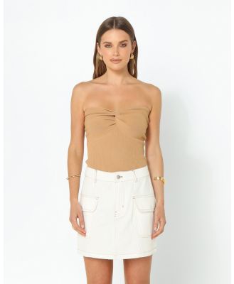 Madison The Label - Mae Knit Top - Tops (Latte) Mae Knit Top