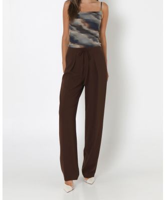 Madison The Label - Wynter Pants - Pants (Cocoa) Wynter Pants