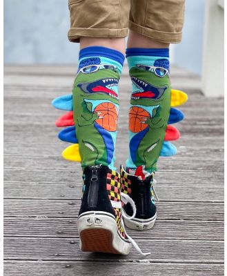 MADMIA - Dinosaurs Socks   Kids - Knee High Socks (Multi) Dinosaurs Socks - Kids