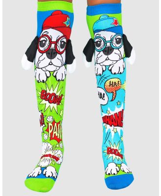 MADMIA - Dog & Puppy Socks   Kids - Knee High Socks (Multi) Dog & Puppy Socks - Kids
