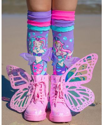 MADMIA - Mermaid Vibes Socks   Kids - Knee High Socks (Multi) Mermaid Vibes Socks - Kids