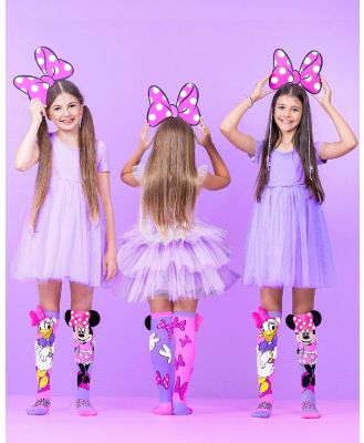 MADMIA - Minnie And Daisy Socks   Kids Teens - Knee High Socks (Multi) Minnie And Daisy Socks - Kids-Teens