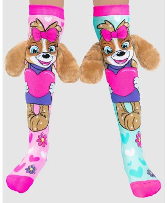 MADMIA - Puppy Love Socks   Kids - Knee High Socks (Multi) Puppy Love Socks - Kids
