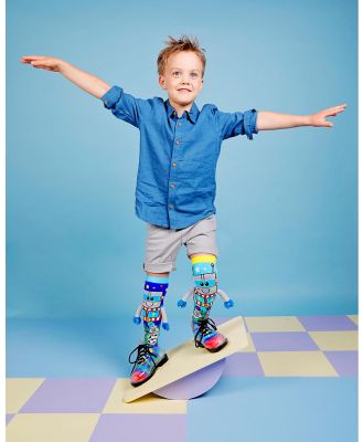 MADMIA - Robot Socks   Kids - Knee High Socks (Multi) Robot Socks - Kids