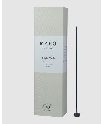 MAHO Sensory - White Musk Incense Sticks and Burner Set - Incense (White) White Musk Incense Sticks and Burner Set