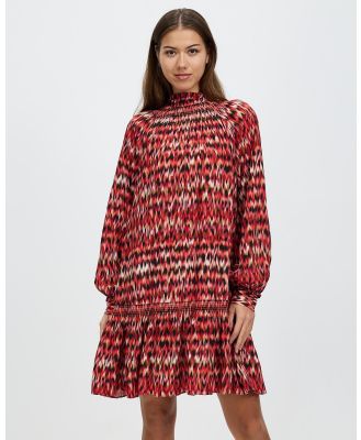 Marcs - Ir red placeable Dress - Dresses (Red Multi) Ir-red-placeable Dress